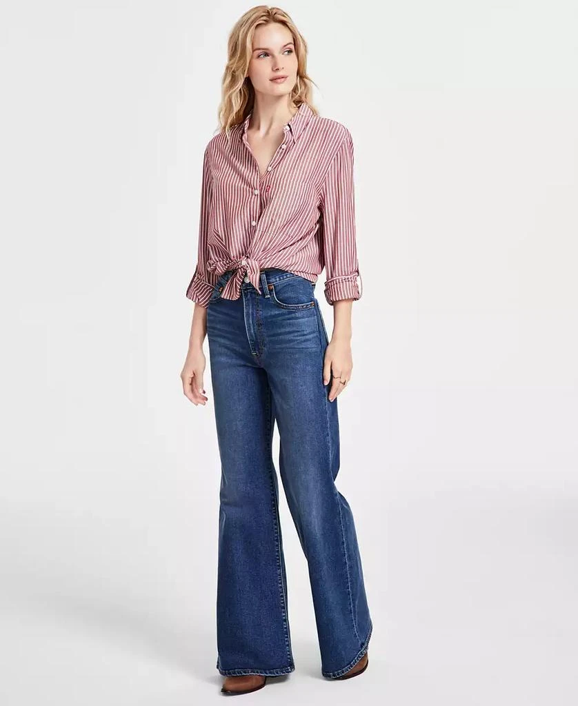 商品Levi's|Women's Ribcage Bell High-Rise Flare-Leg Jeans,价格¥629,第4张图片详细描述