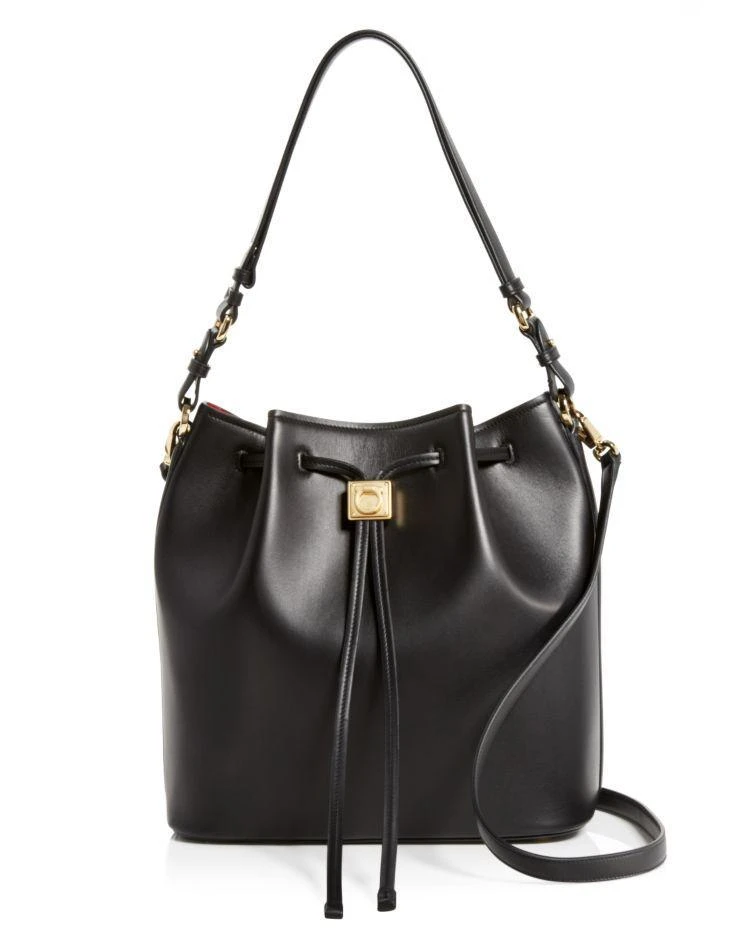 商品Salvatore Ferragamo|Salvatore Sansy Drawstring Bucket Bag ,价格¥10933,第1张图片