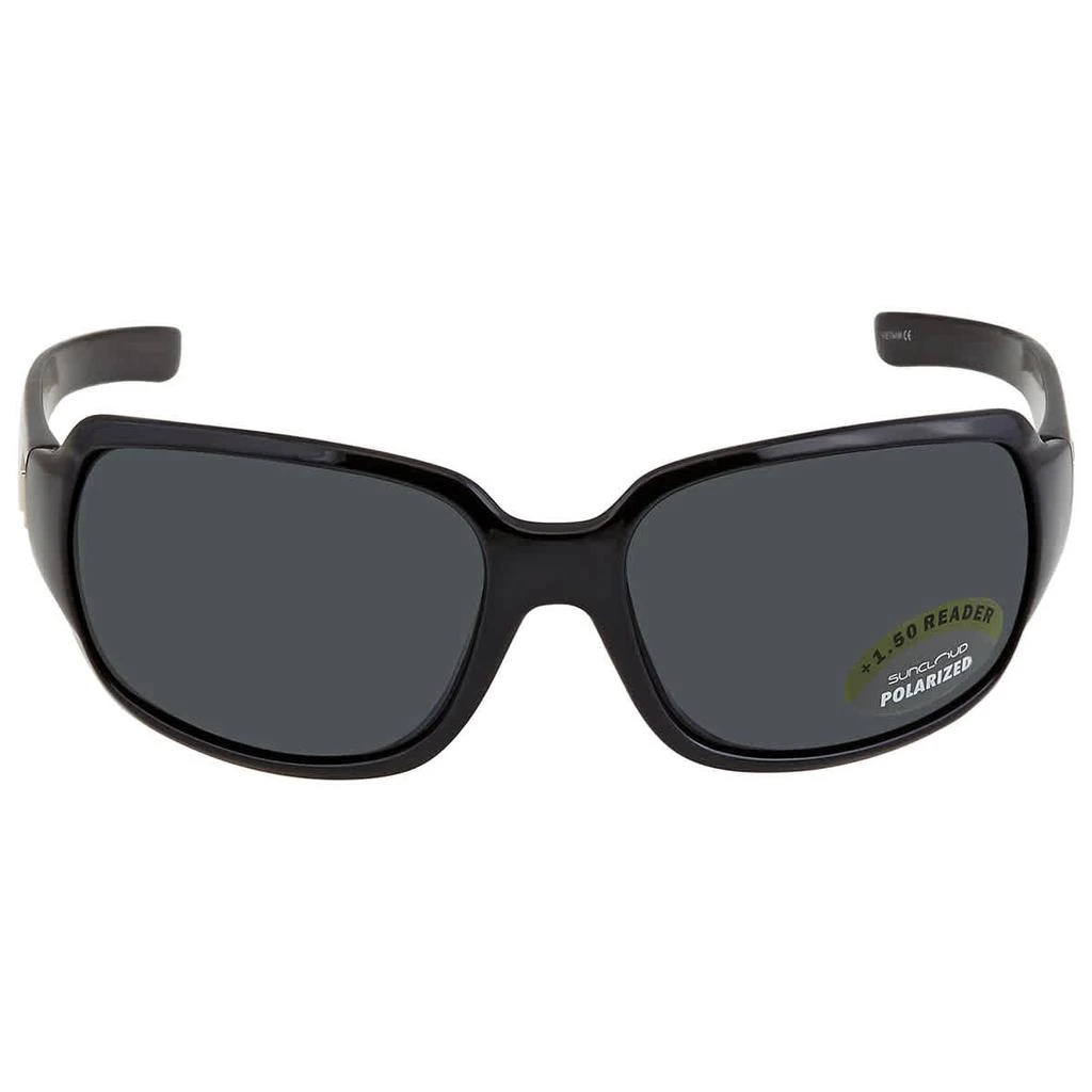 商品Suncloud|Cookie Bi-Focal Reader 1.50 Polarized Grey Oversized Ladies Sunglasses S-CO PPGYBK 1.50,价格¥175,第1张图片