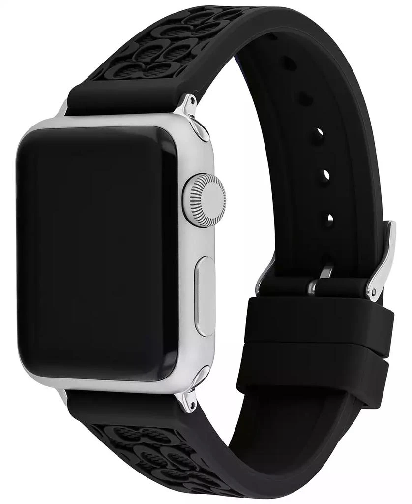 商品Coach|Black Rubber 38/40/41mm Apple Watch® Band,价格¥640,第3张图片详细描述