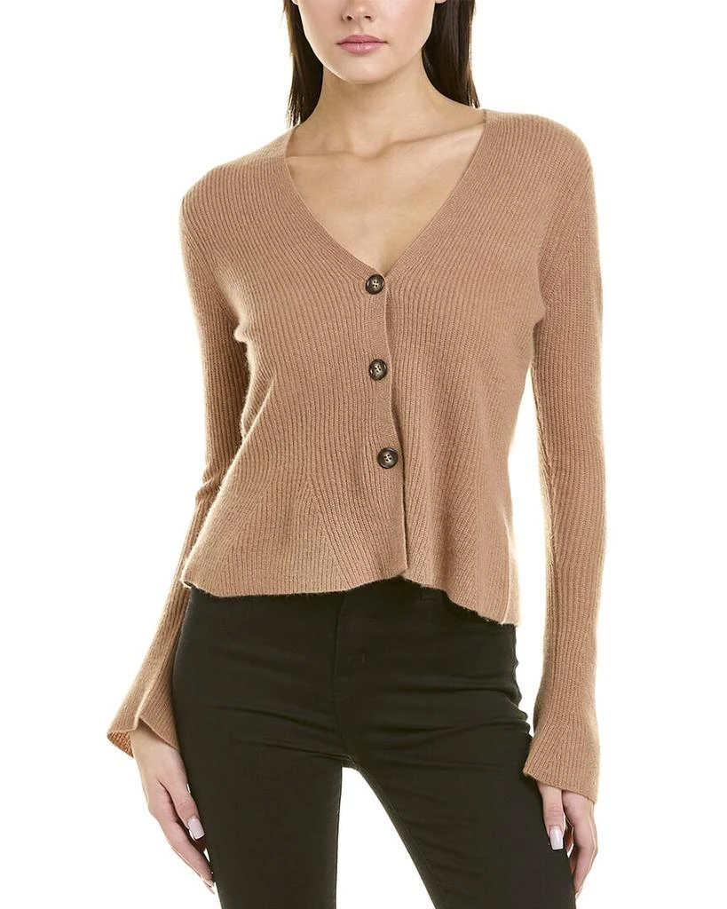 商品InCashmere|InCashmere Flare Cuff Cashmere Cardigan,价格¥536,第1张图片