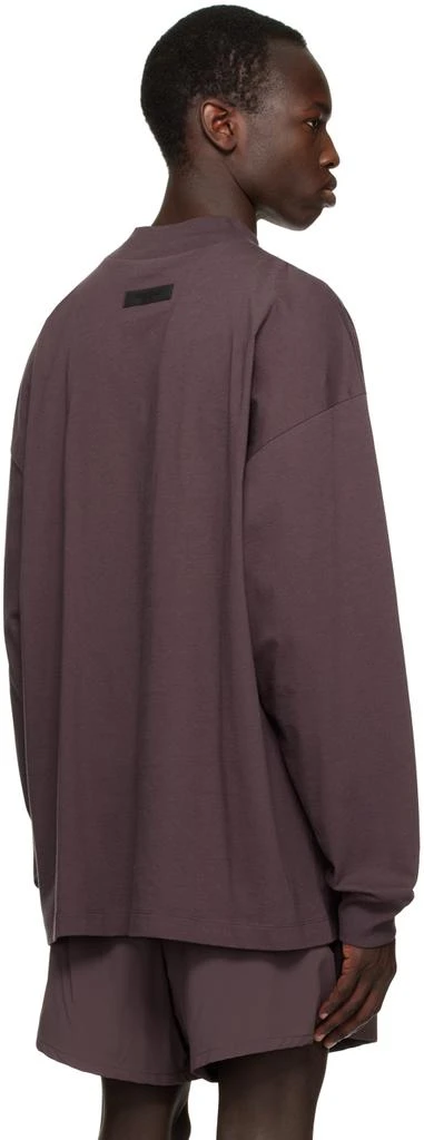 商品Essentials|2023春季新款 紫色圆领长袖 T 恤 男女同款,价格¥421,第3张图片详细描述