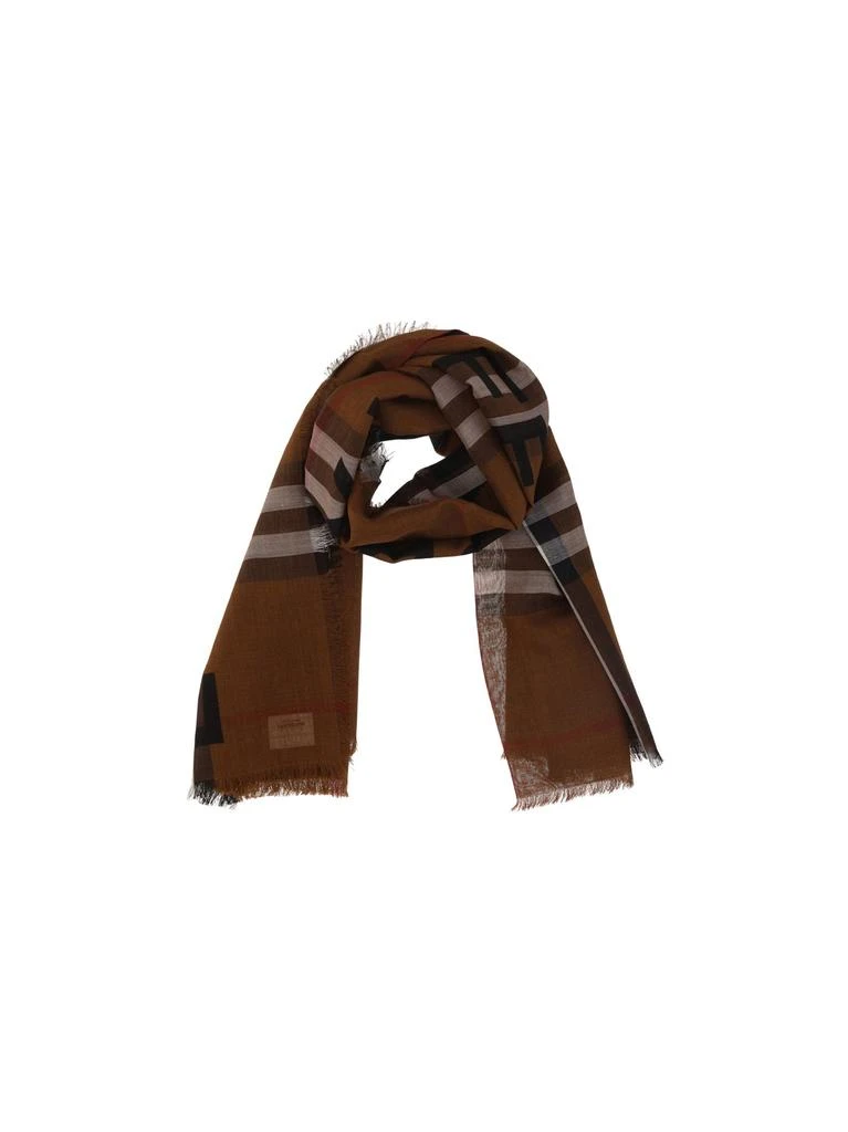 商品Burberry|Burberry women's brown other materials scarf,价格¥3621,第2张图片详细描述