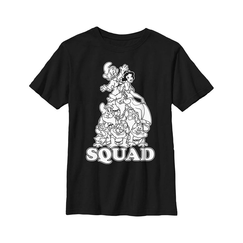 商品Disney|Boy's Snow White and the Seven Dwarves Squad Goals  Child T-Shirt,价格¥201,第1张图片