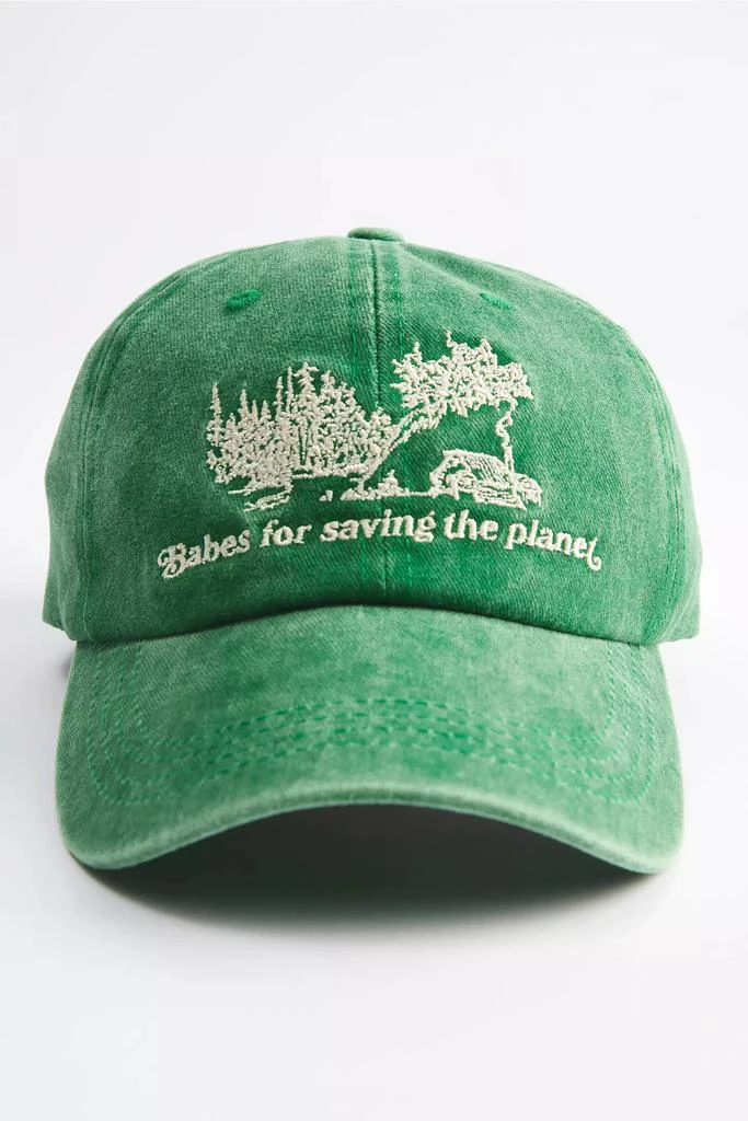 商品Urban Outfitters|Babes Saving The Planet Washed Dad Hat,价格¥111,第3张图片详细描述