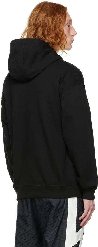 商品Versace|Black Flocked Hoodie,价格¥2721,第3张图片详细描述