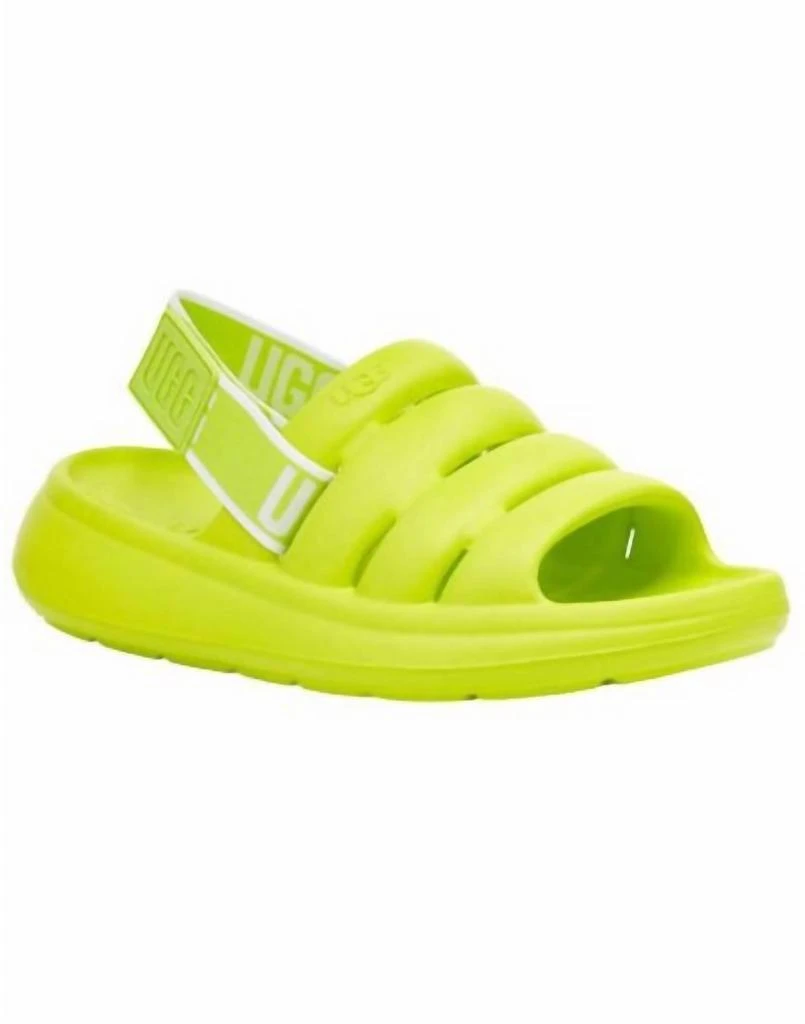 商品UGG|Sport Yeah Slide In Key Lime,价格¥358,第1张图片