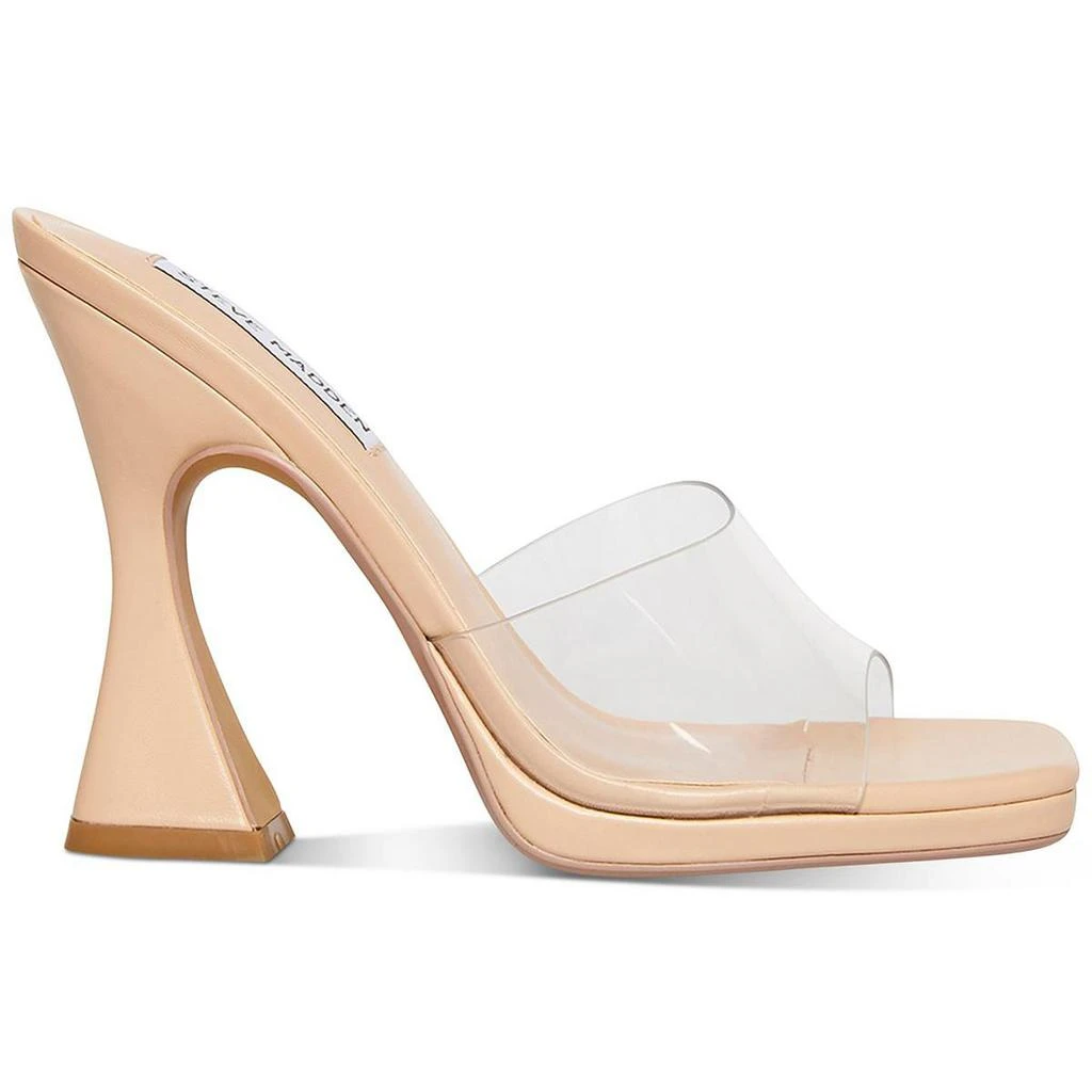 Steve Madden Womens Lipa Comfort Insole Square Toe Mule Sandals 商品