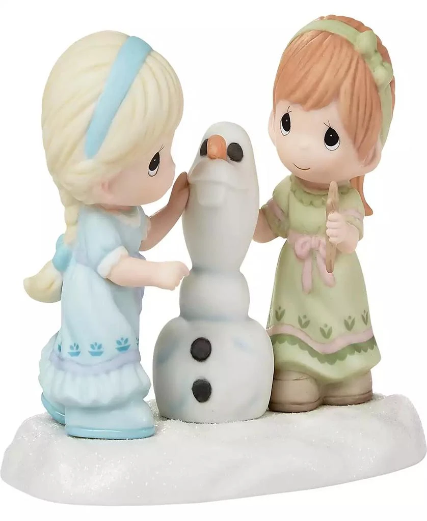 商品Precious Moments|222025 Disney Showcase Frozen Building A Snowman Is Better With You Disney Frozen Bisque Porcelain Figurine,价格¥690,第2张图片详细描述