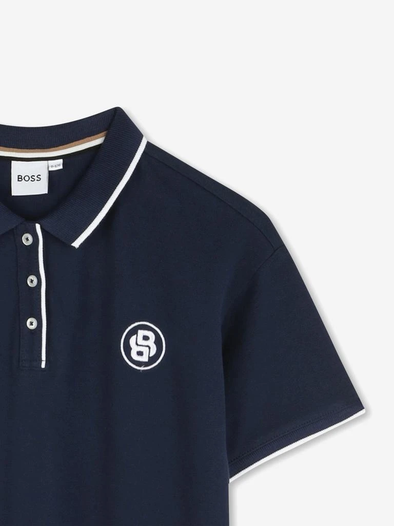商品Hugo Boss|BOSS Girls Double B Logo Polo Dress in Navy,价格¥623,第3张图片详细描述