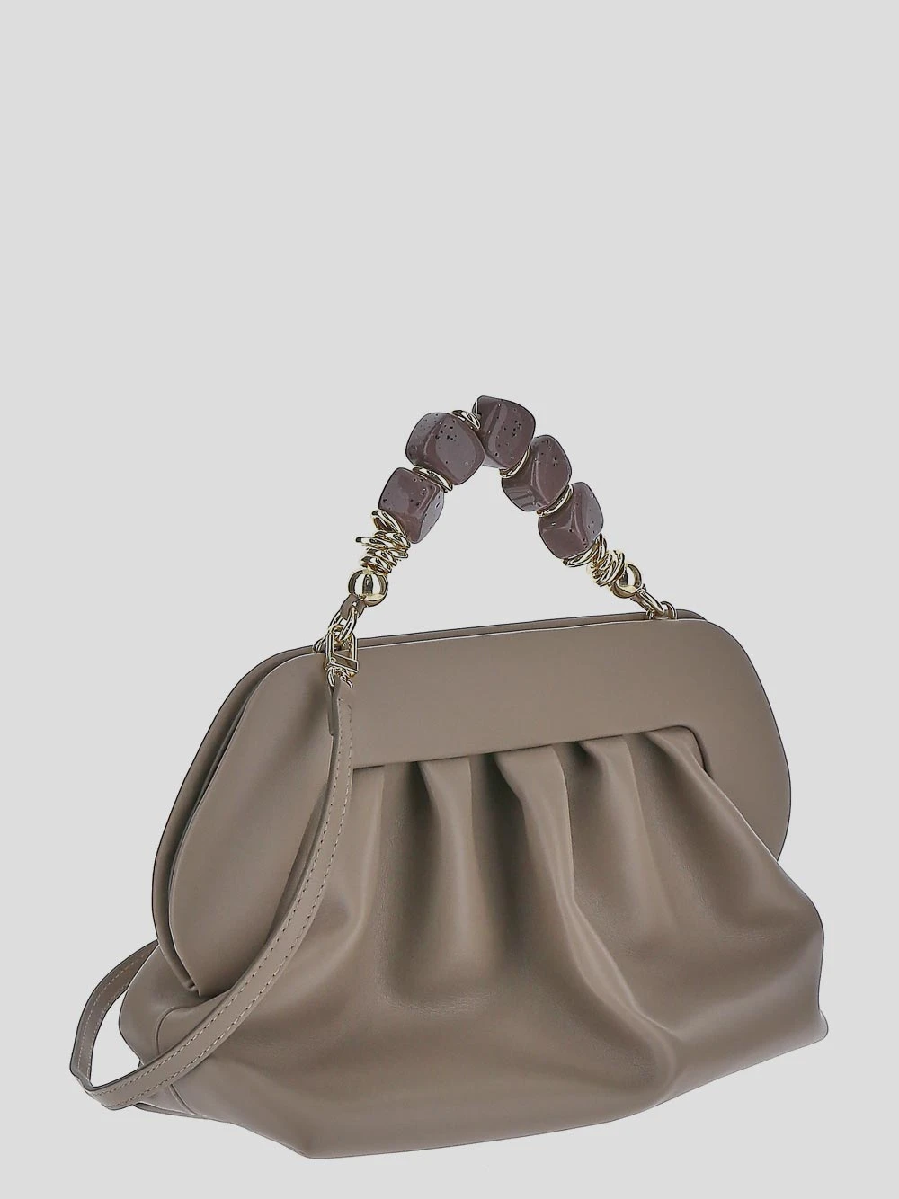 商品【商品预售7天】 THEMOIRe|THEMOIRe 女士手拿包 TMFW22BBN6BIOSLIGHTTAUPE 米白色,价格¥1905,第4张图片详细描述