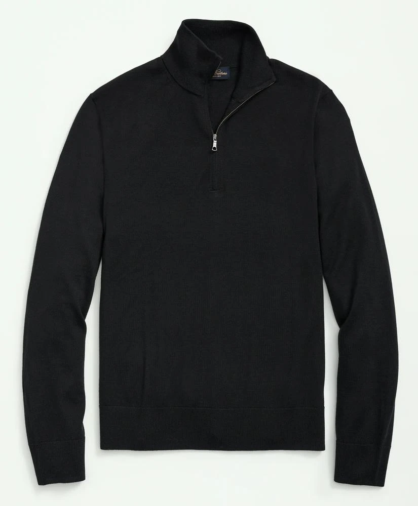 商品Brooks Brothers|Ultimate Merino Wool Half-Zip Sweater,价格¥1645,第1张图片