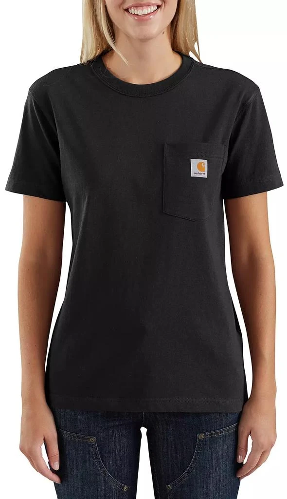 商品Carhartt|Carhartt Women's WK87 Workwear Pocket SS T-Shirt,价格¥163,第1张图片详细描述