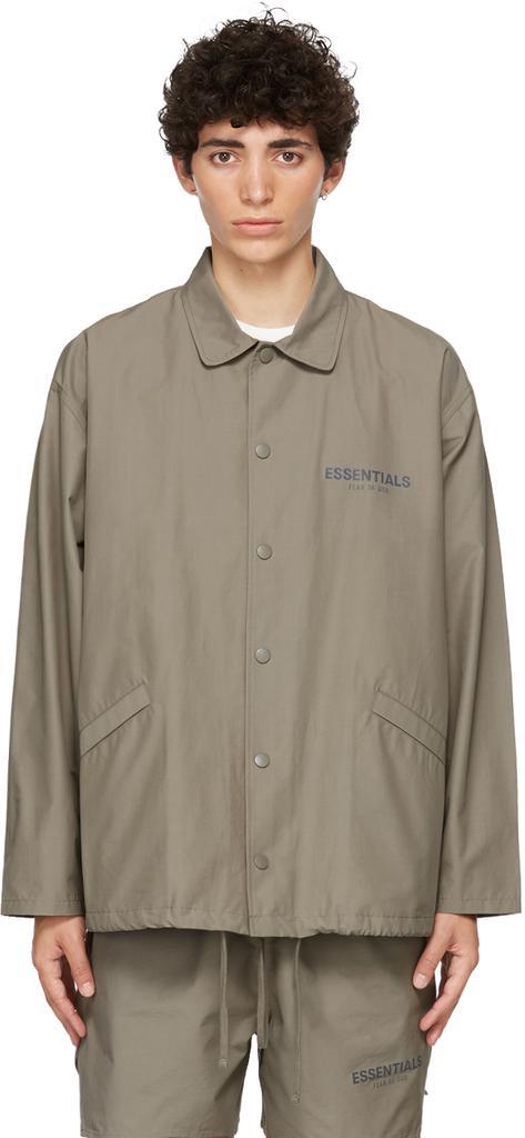 商品Essentials|男款 Taupe系列 教练夹克,价格¥743,第1张图片