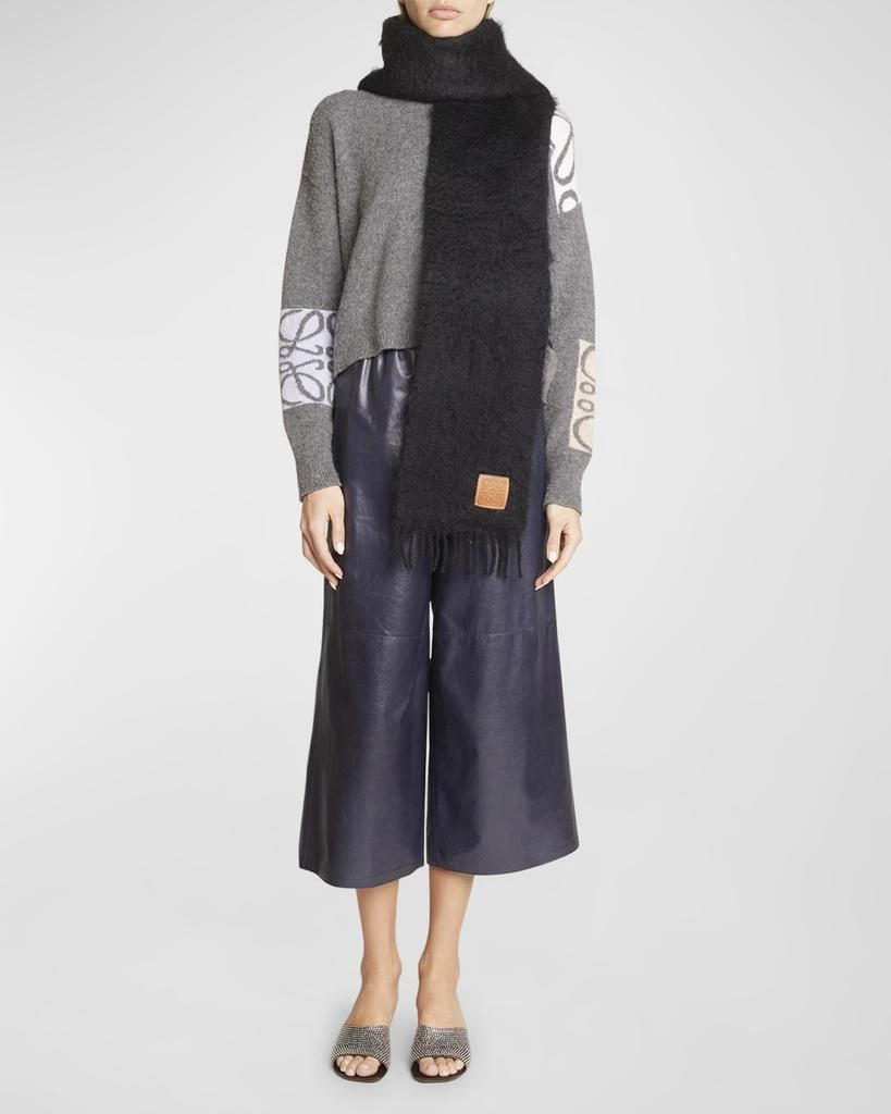 商品Loewe|Anagram Mohair Fringe Scarf,价格¥3503,第2张图片详细描述