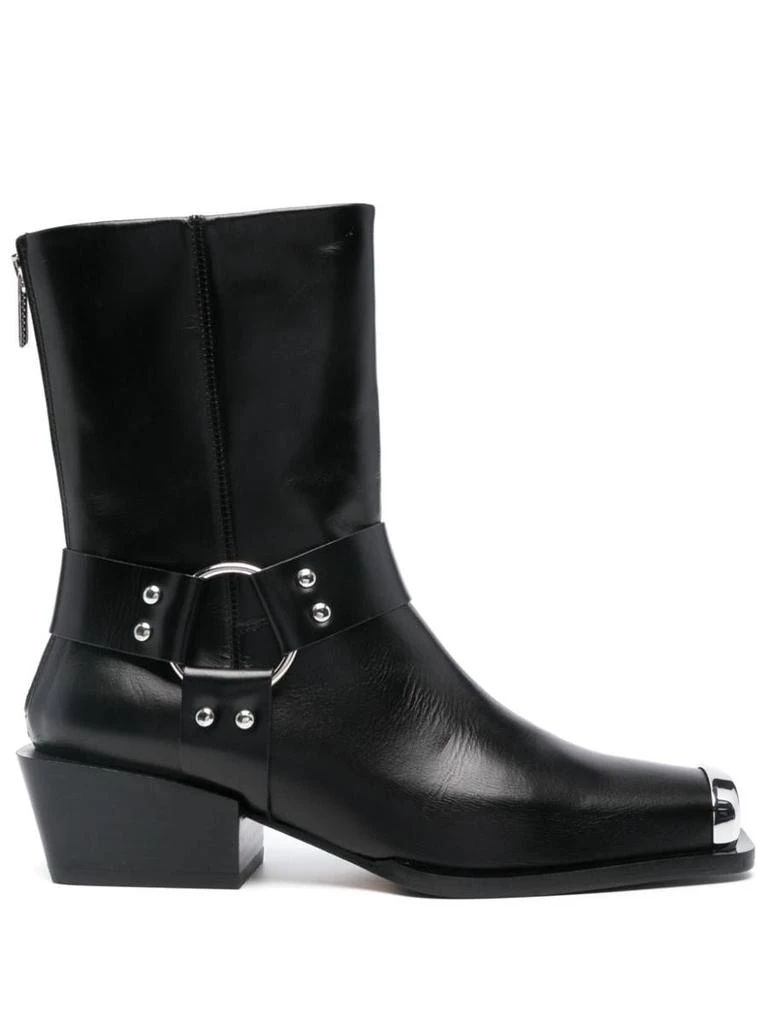 商品AEYDE|AEYDE WAYNE CALF LEATHER BLACK SHOES,价格¥3579,第1张图片