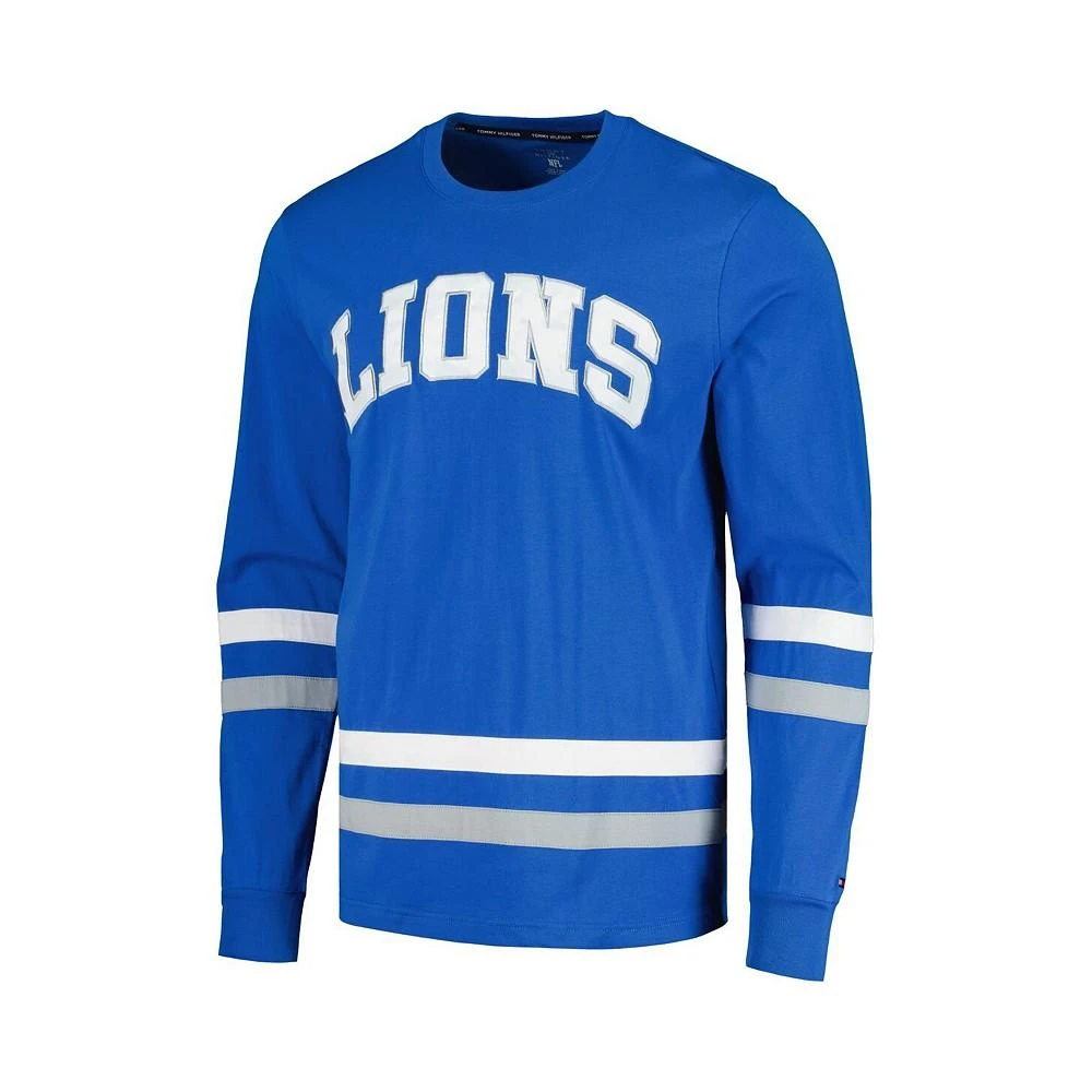 商品Tommy Hilfiger|Men's Blue, Silver Detroit Lions Nolan Long Sleeve T-shirt,价格¥359,第2张图片详细描述