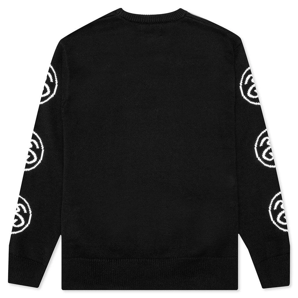 商品STUSSY|Stussy SS-Link Sweater - Black,价格¥1266,第2张图片详细描述