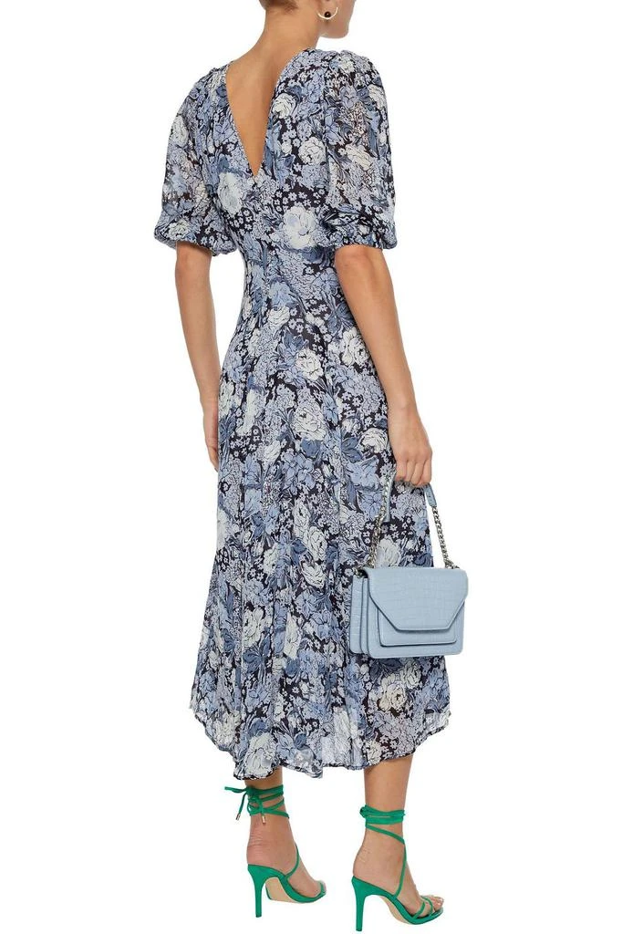 商品Ganni|Floral-print crepe midi dress,价格¥878,第3张图片详细描述