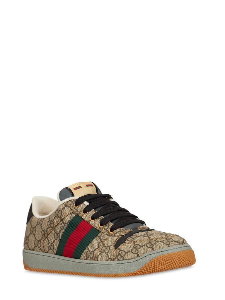 商品Gucci|Screener Gg Supreme Canvas Sneakers,价格¥7263,第2张图片详细描述