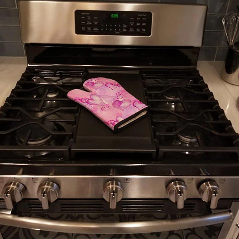 商品Caroline's Treasures|Watercolor Hot Pink Hearts Oven Mitt,价格¥154,第2张图片详细描述