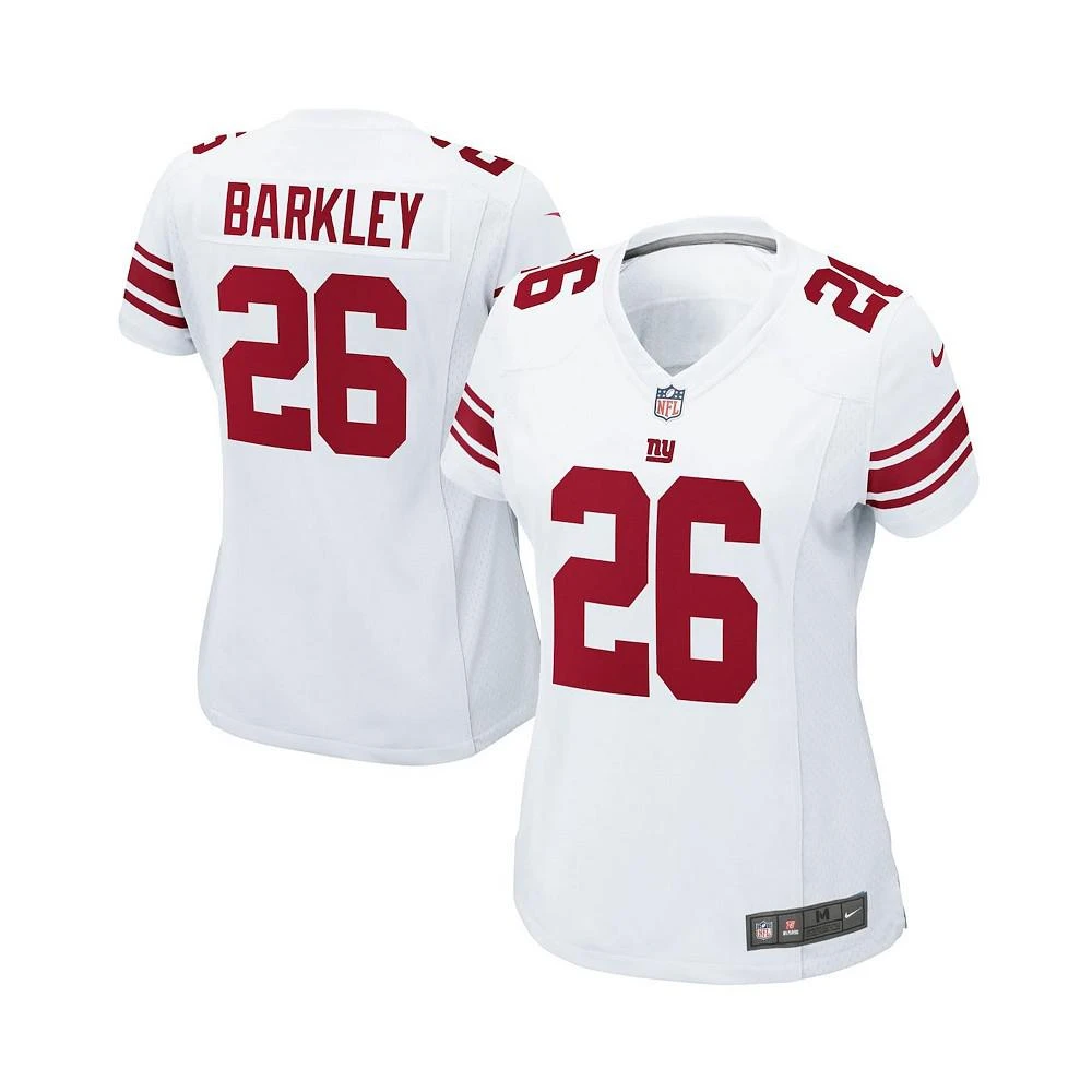 商品NIKE|Women's Saquon Barkley White New York Giants Game Jersey,价格¥725,第1张图片