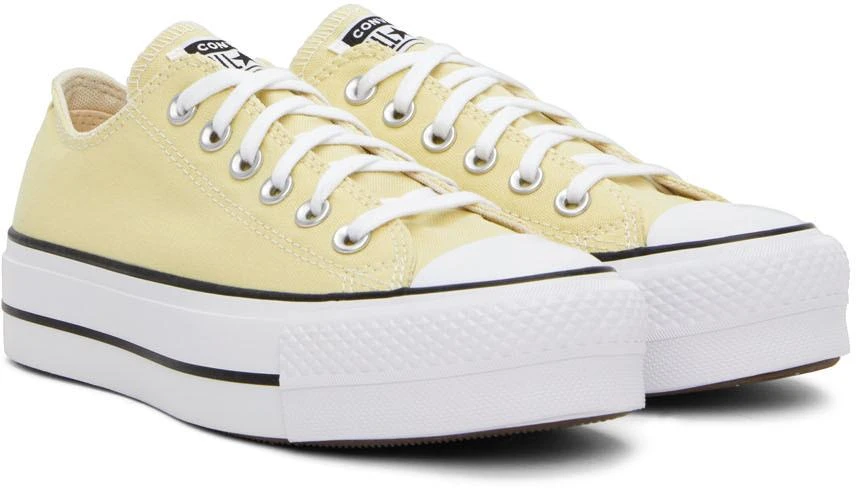 商品Converse|Yellow Chuck Taylor All Star Lift Low Sneakers,价格¥289,第4张图片详细描述