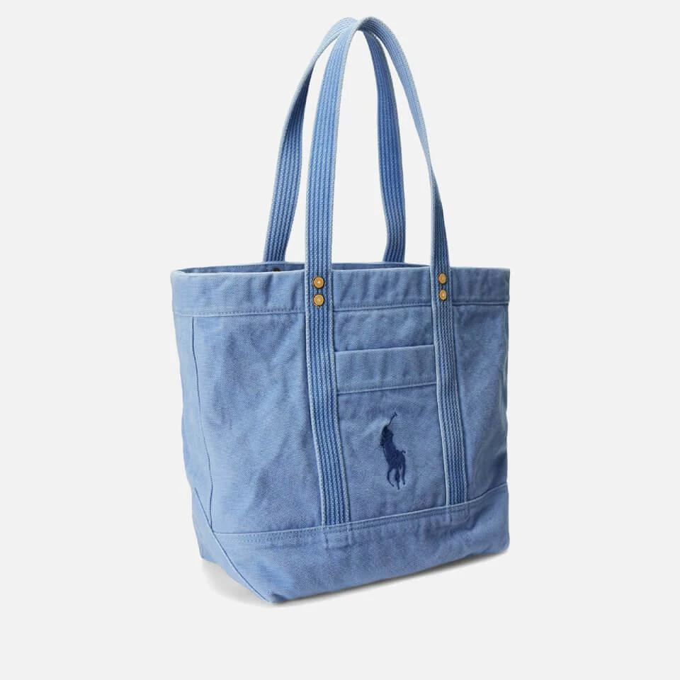 商品Ralph Lauren|Polo Ralph Lauren Logo Cotton-Twill Tote Bag,价格¥1846,第4张图片详细描述