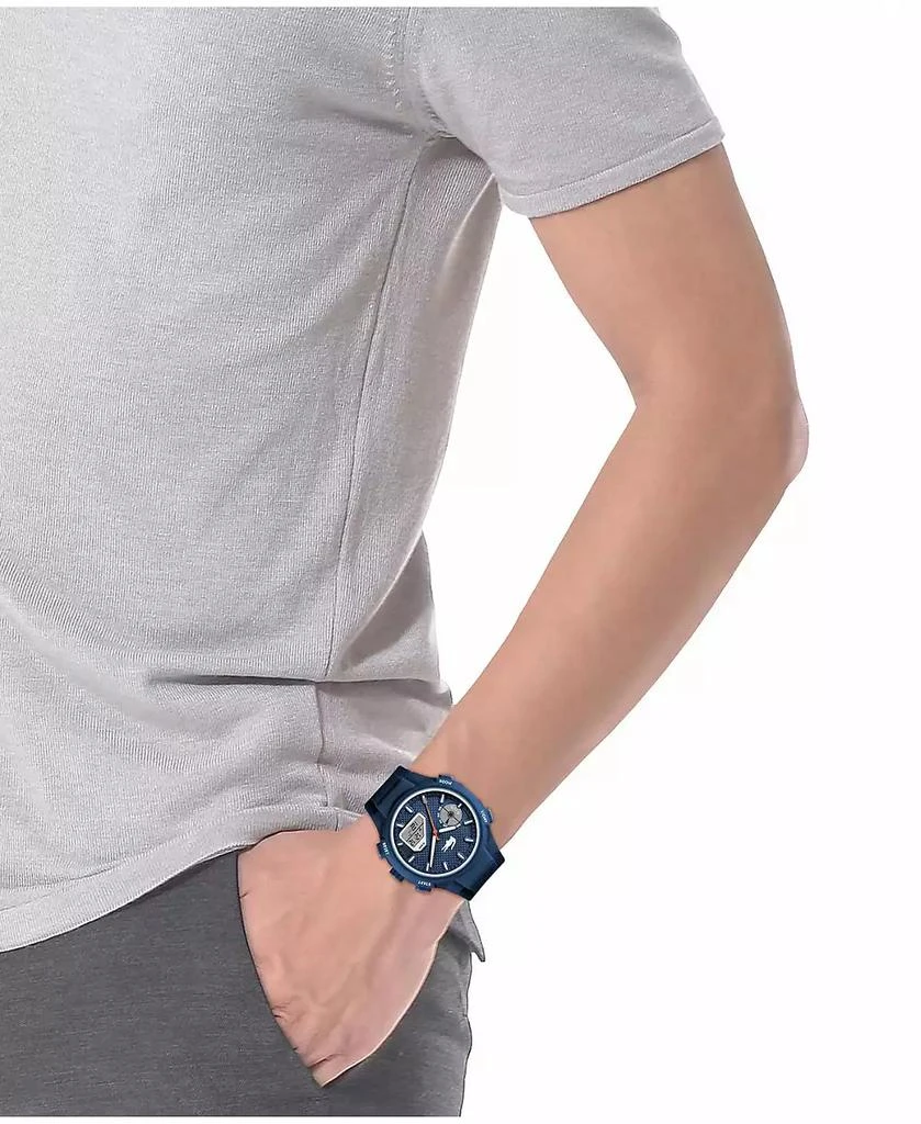 商品Lacoste|Men's LC33 Blue Silicone Strap Watch 45mm,价格¥711,第5张图片详细描述