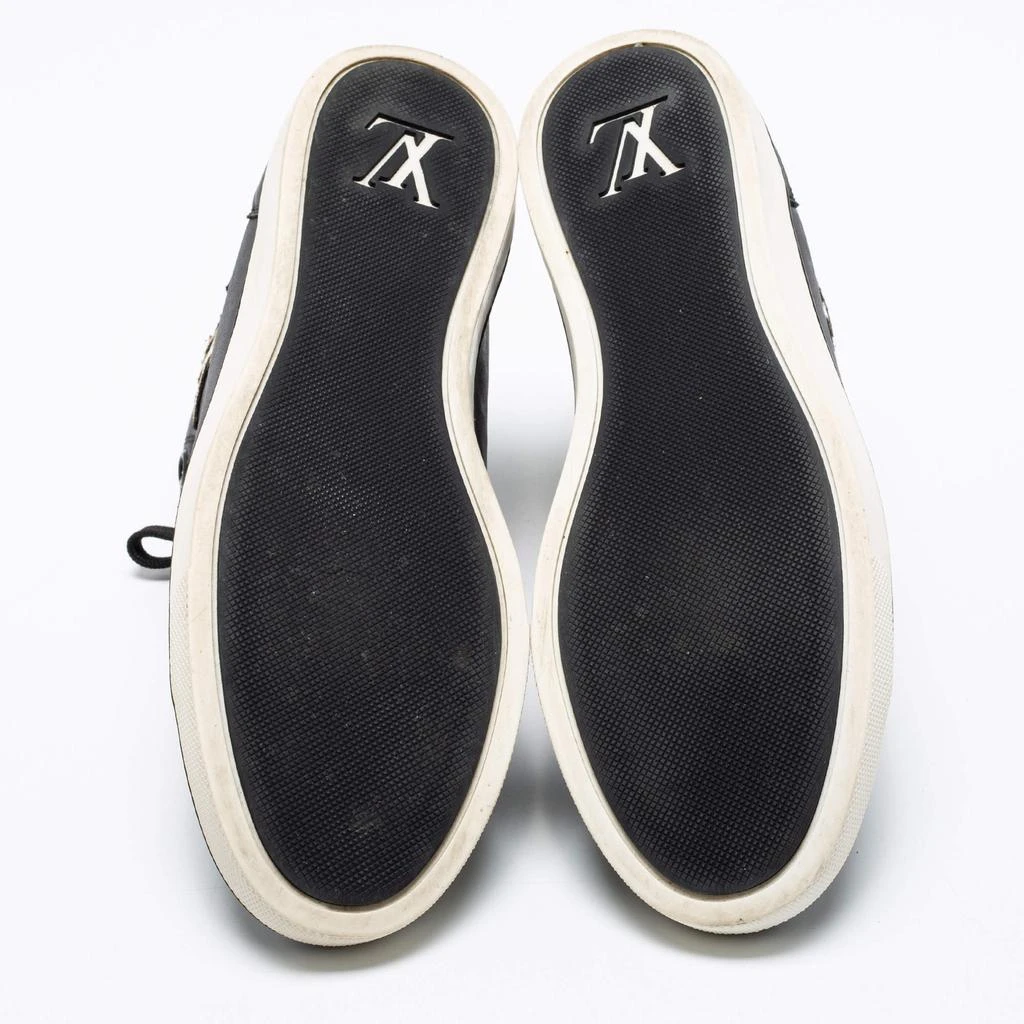 Louis Vuitton Black  Leather Love  Embossed High-Top Sneakers Size 37.5 商品