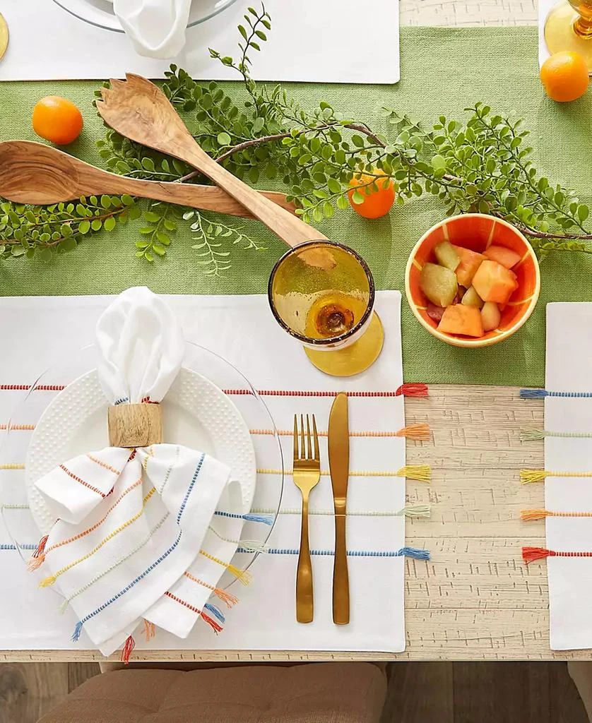 Stripe Tassel Placemat Set of 4 商品