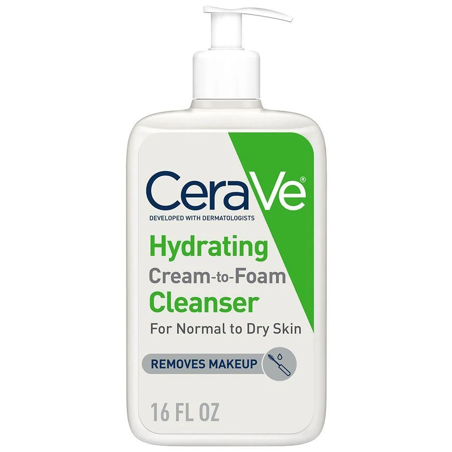 商品CeraVe|Hydrating Cream-to-Foam Face Cleanser,价格¥160,第1张图片