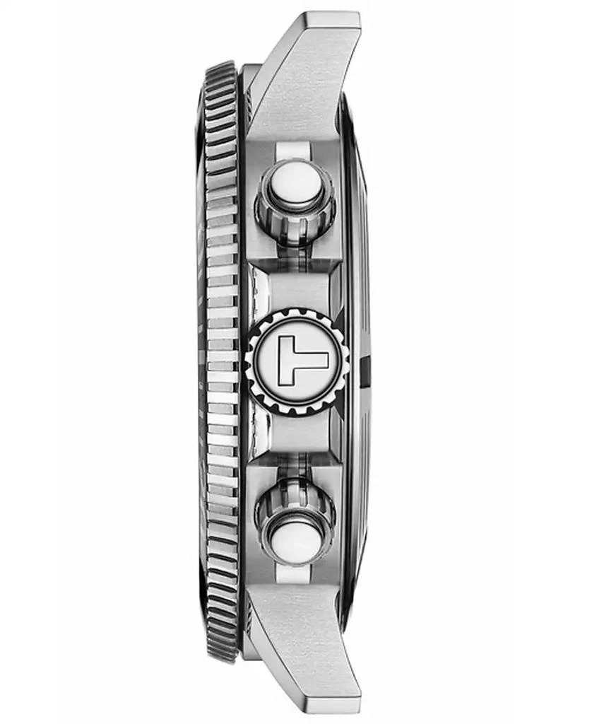 商品Tissot|Men's Swiss Chronograph Seastar 1000 Stainless Steel Bracelet Watch 46mm,价格¥4590,第2张图片详细描述