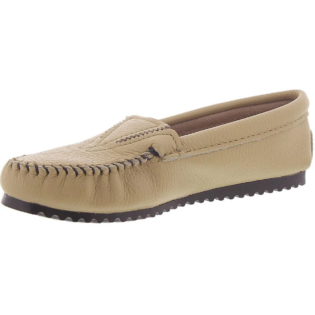 商品Minnetonka|Minnetonka Mens Butter Leather Slip On Moccasin Slippers,价格¥352,第2张图片详细描述