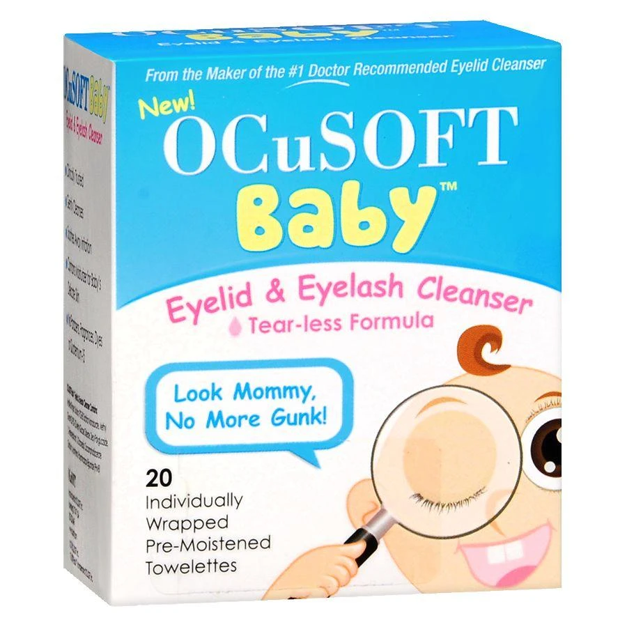 商品OCuSOFT|婴儿眼睑和睫毛清洁剂单独包装,价格¥112,第1张图片