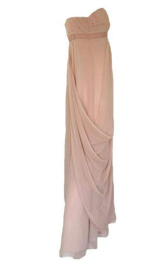 商品BCBG|Cascade Bare Pink Strapless Gown,价格¥1213,第2张图片详细描述