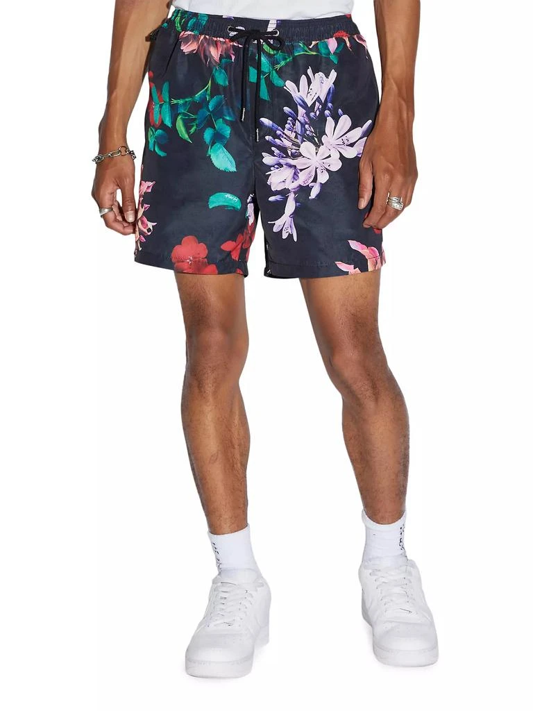 商品Ksubi|Floral Drawstring Swim Shorts,价格¥365,第1张图片