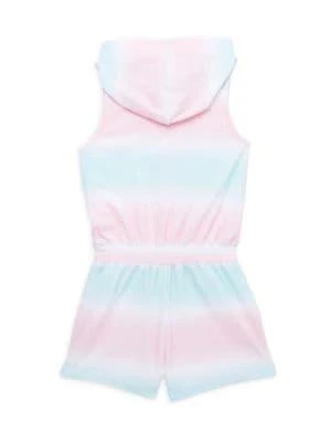 商品Juicy Couture|Little Girl’s Tie-Dye Sleeveless Hooded Romper,价格¥120,第2张图片详细描述