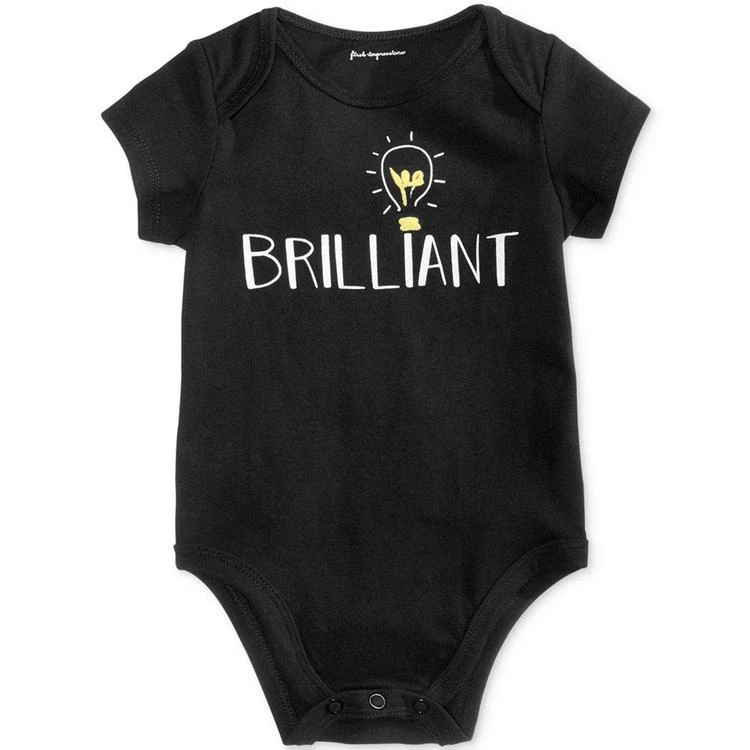 商品First Impressions|Brilliant Cotton Bodysuit, Baby Boys & Girls, Created for Macy's,价格¥37,第1张图片