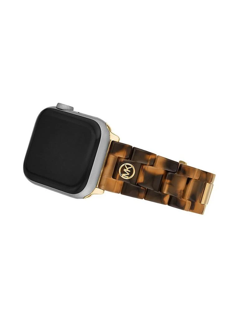 商品Michael Kors|Apple Watch® Goldtone Stainless Steel & Tortoise Bracelet,价格¥1152,第4张图片详细描述
