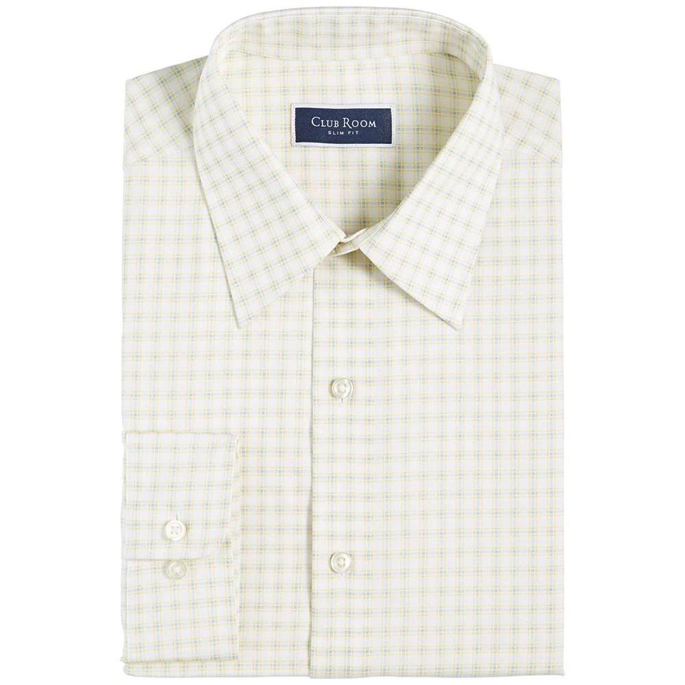 商品Club Room|Men's Slim Fit Deco-Check Dress Shirt, Created for Macy's,价格¥111,第2张图片详细描述