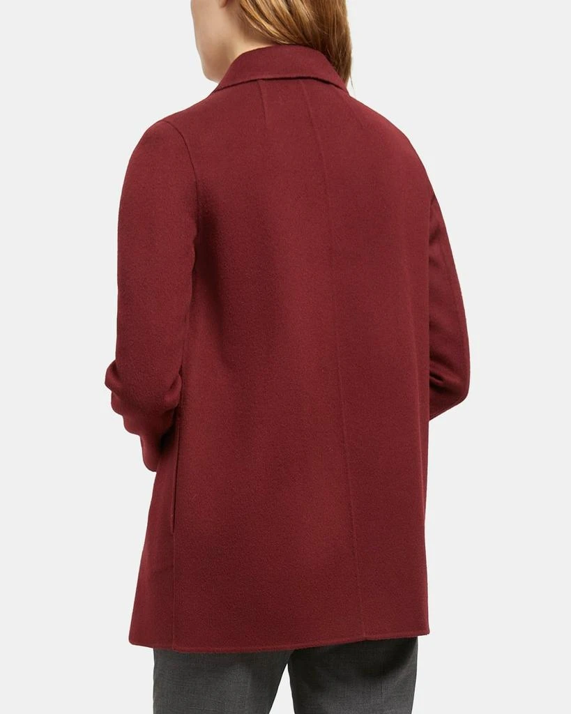 商品Theory|Open Front Coat in Double-Face Wool-Cashmere,价格¥1189,第3张图片详细描述