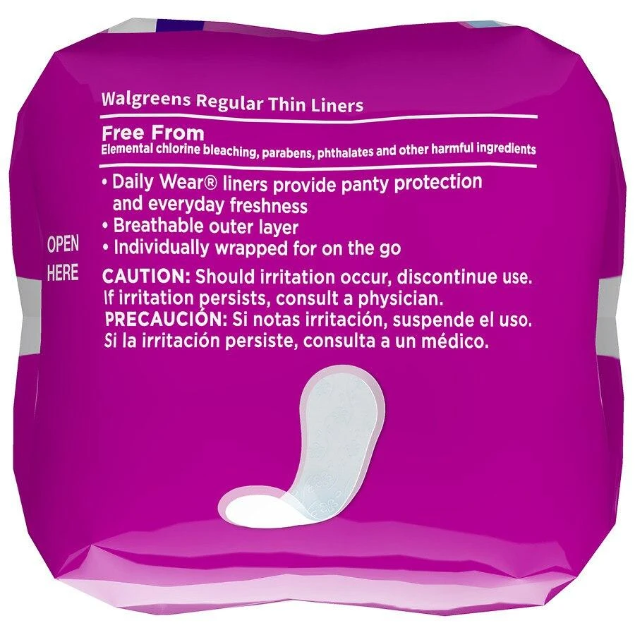 商品Walgreens|Regular Thin Liners Scented,价格¥8,第3张图片详细描述