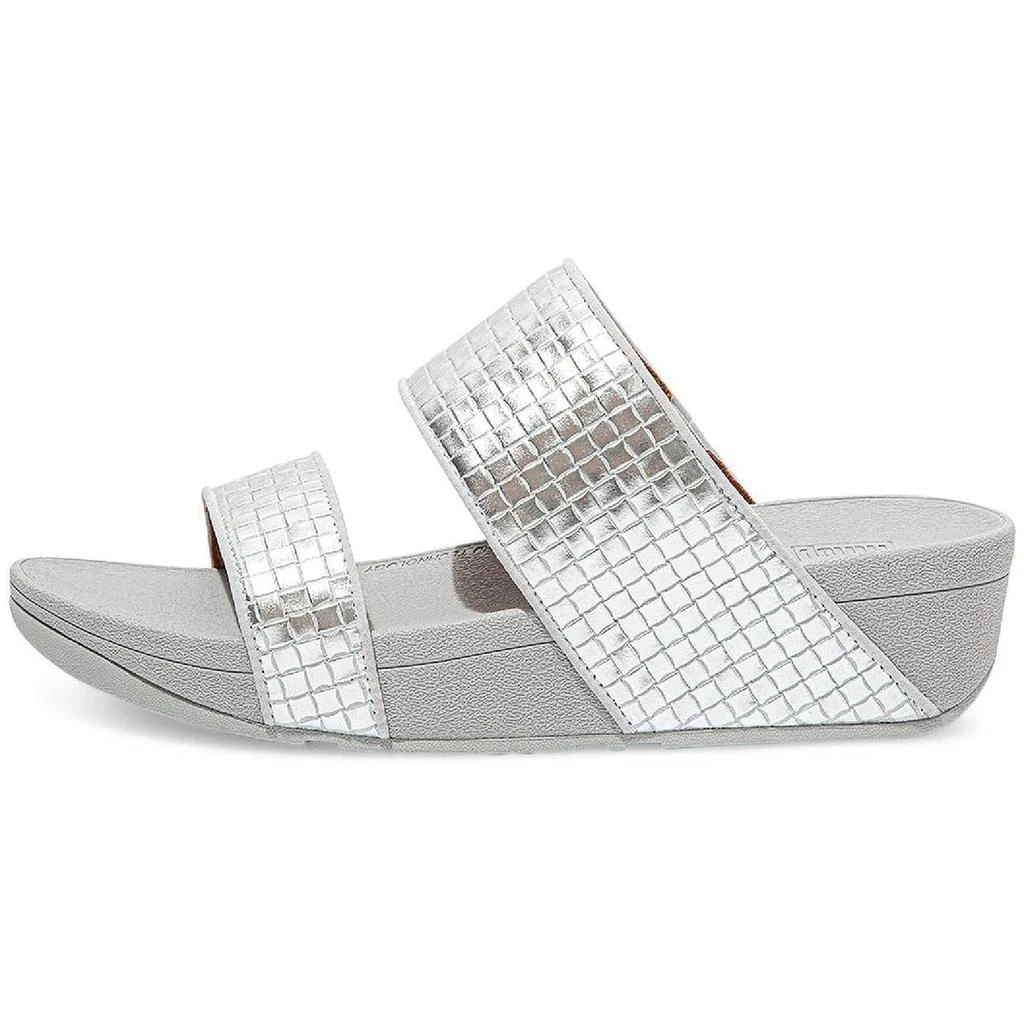商品FitFlop|Fitflop Womens Olive Leather L Wedge Sandals,价格¥430,第2张图片详细描述