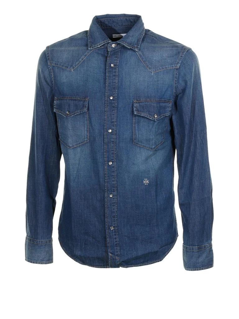 商品JACOB COHEN|Jacob Cohen Dark Denim Shirt,价格¥2222,第1张图片