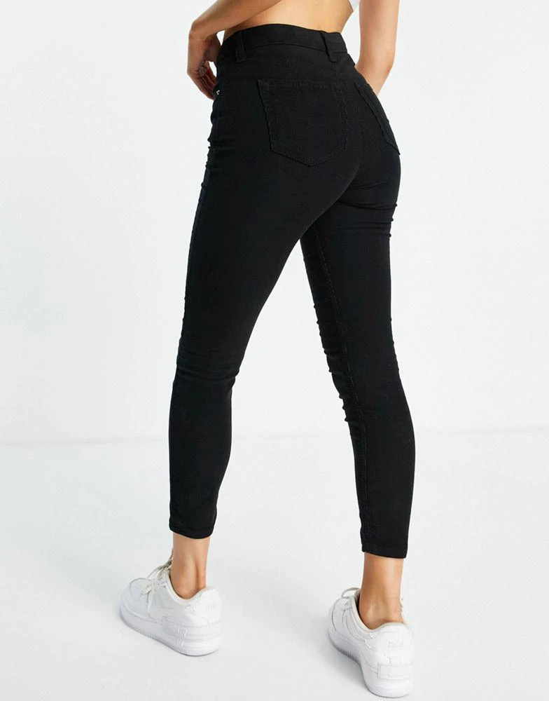 商品Topshop|Topshop Jamie jeans in black cord,价格¥223,第2张图片详细描述