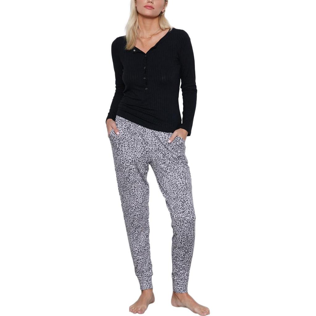 Tart Collections Zuri Women's Printed French Terry Loungewear Jogger Pants商品第5张图片规格展示