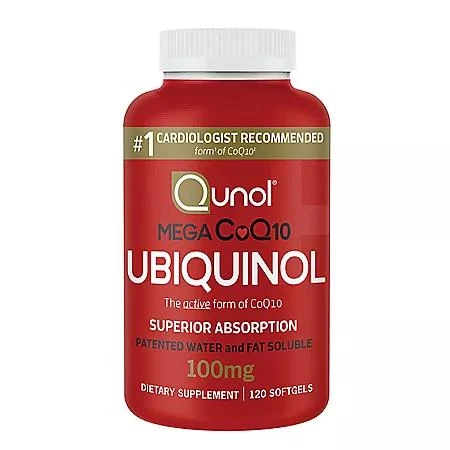 商品Qunol|辅酶Q10 100 mg 120片,价格¥263,第1张图片
