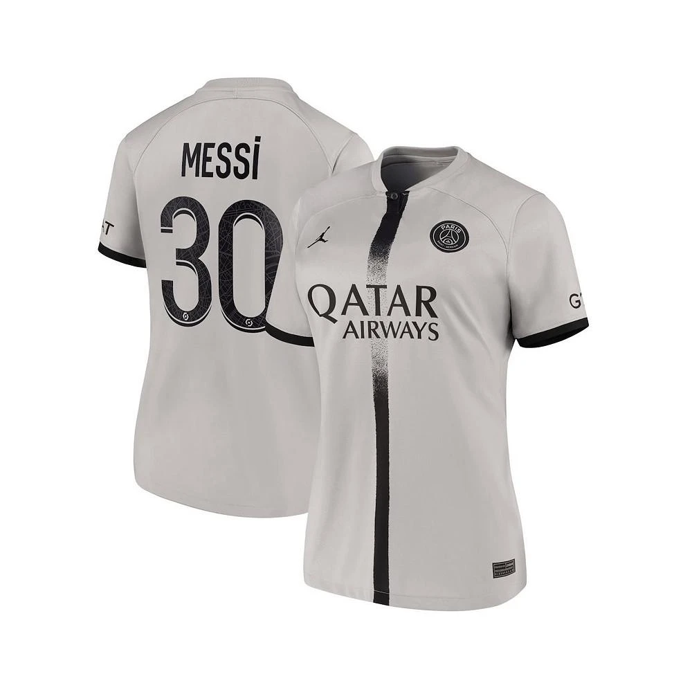 商品NIKE|Women's Lionel Messi Black Paris Saint-Germain 2022/23 Away Breathe Stadium Replica Player Jersey,价格¥740,第1张图片