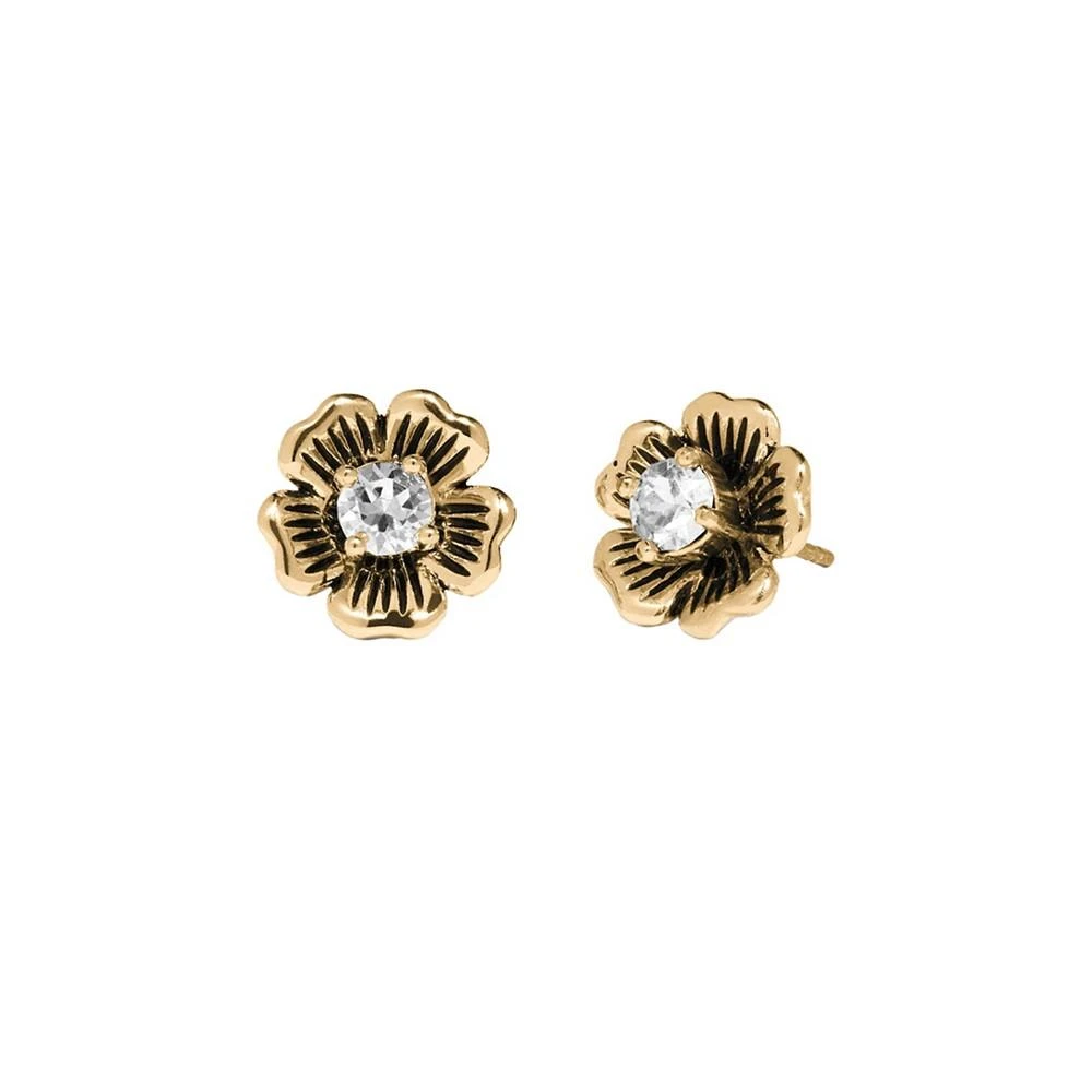 商品Coach|Mini Tea Rose Stud Earrings,价格¥339,第1张图片